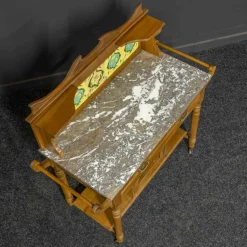Pamono Edwardian Birch Washstand><noscript><img width=