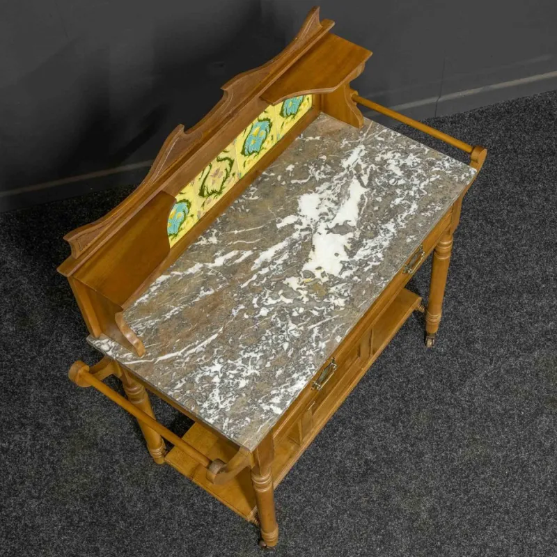 Pamono Edwardian Birch Washstand> Dressing Tables