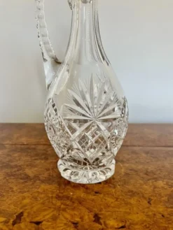Online Pamono Edwardian Cut Glass Decanter, 1900s