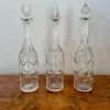 Pamono Edwardian Cut Glass Decanters, 1900s, Set of 3> Glassware