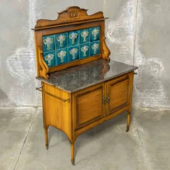 Pamono Edwardian Marble Top Washstand, 1890s> Dressing Tables