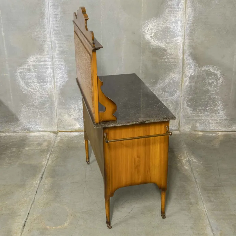 Pamono Edwardian Marble Top Washstand, 1890s> Dressing Tables