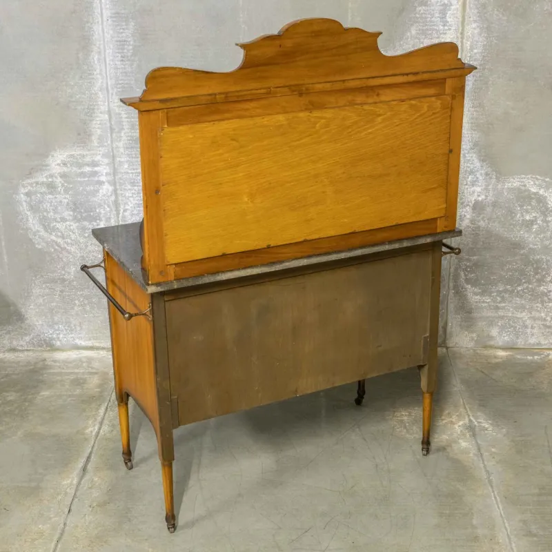 Pamono Edwardian Marble Top Washstand, 1890s> Dressing Tables