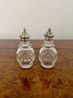 Sale Pamono Edwardian Silver Plated Cruet Set, 1900s, Set of 7