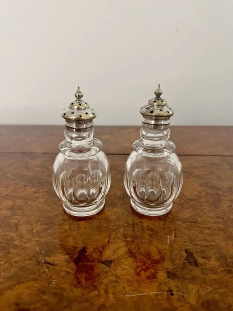 Sale Pamono Edwardian Silver Plated Cruet Set, 1900s, Set of 7