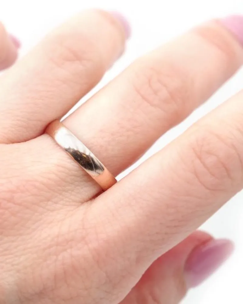Pamono Edwardian Wedding Band Ring> Rings