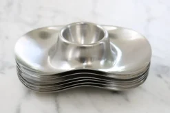 Pamono Egg Cups by Wilhelm Wagenfeld for WMF, 1950s, Set of 6> Dinnerware Accessories