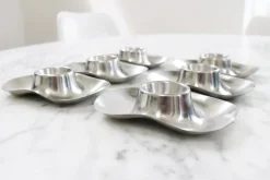 Pamono Egg Cups by Wilhelm Wagenfeld for WMF, 1950s, Set of 6><noscript><img width=