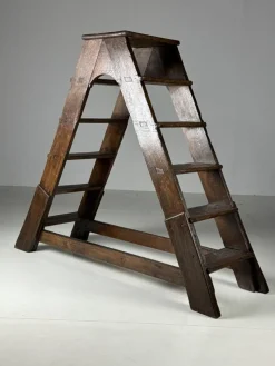 Pamono Eglish nOak Library Stairs> Architectural Elements