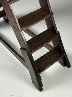 Pamono Eglish nOak Library Stairs><noscript><img width=