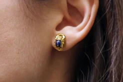 New Pamono Egyptian Scarab Ear Stud
