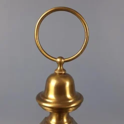 Pamono Electric Car Headlight Style Table Lamp in Brass, 1950s><noscript><img width=
