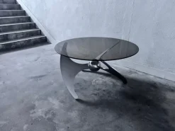 Pamono Elica Coffee Table by L. Campanini, 1970s><noscript><img width=