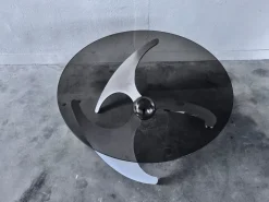 Pamono Elica Coffee Table by L. Campanini, 1970s><noscript><img width=