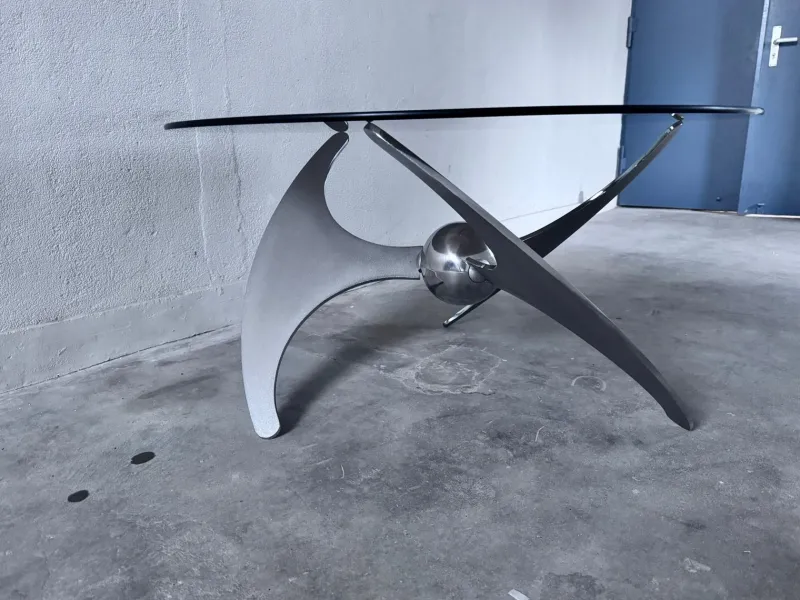 Pamono Elica Coffee Table by L. Campanini, 1970s> Coffee & Side Tables