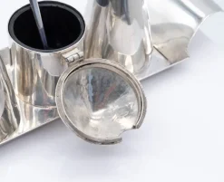 Online Pamono Elizabeth II Modernist Sterling Silver Cruet Set, Birmingham, 1965, Set of 5