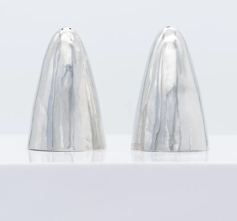 Online Pamono Elizabeth II Modernist Sterling Silver Cruet Set, Birmingham, 1965, Set of 5