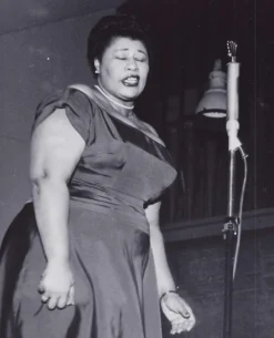 Hot Pamono Ella Fitzgerald in Concert, Germany, 1955, Original Vintage Photograph