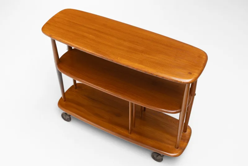 Pamono Elm Bookshelf by Lucian Ercolani for Ercol, 1960s> Shelves & Wall Units