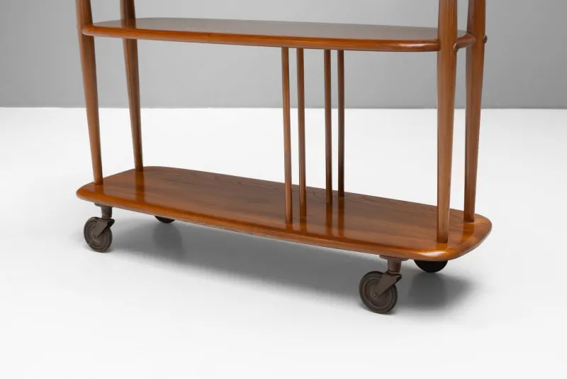 Pamono Elm Bookshelf by Lucian Ercolani for Ercol, 1960s> Shelves & Wall Units