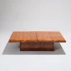 Pamono Elm Burr Bar Coffee Table, 1970s> Coffee & Side Tables