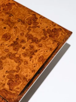 Pamono Elm Burr Bar Coffee Table, 1970s><noscript><img width=