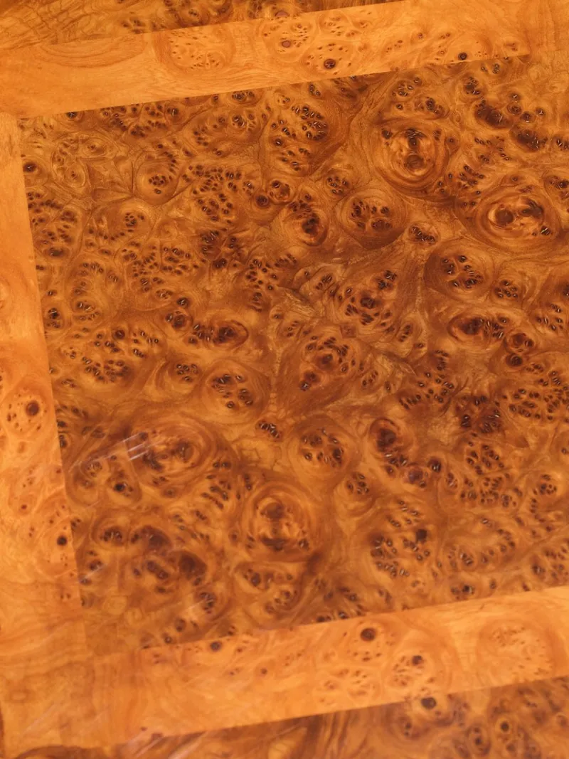 Pamono Elm Burr Side Table from Jean Claude Mahey, 1970s> Coffee & Side Tables