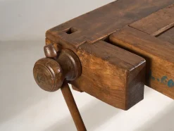 Pamono Elm Carpenter's Workbench, 1920s><noscript><img width=