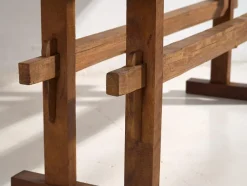 Pamono Elm Carpenter's Workbench, 1920s><noscript><img width=