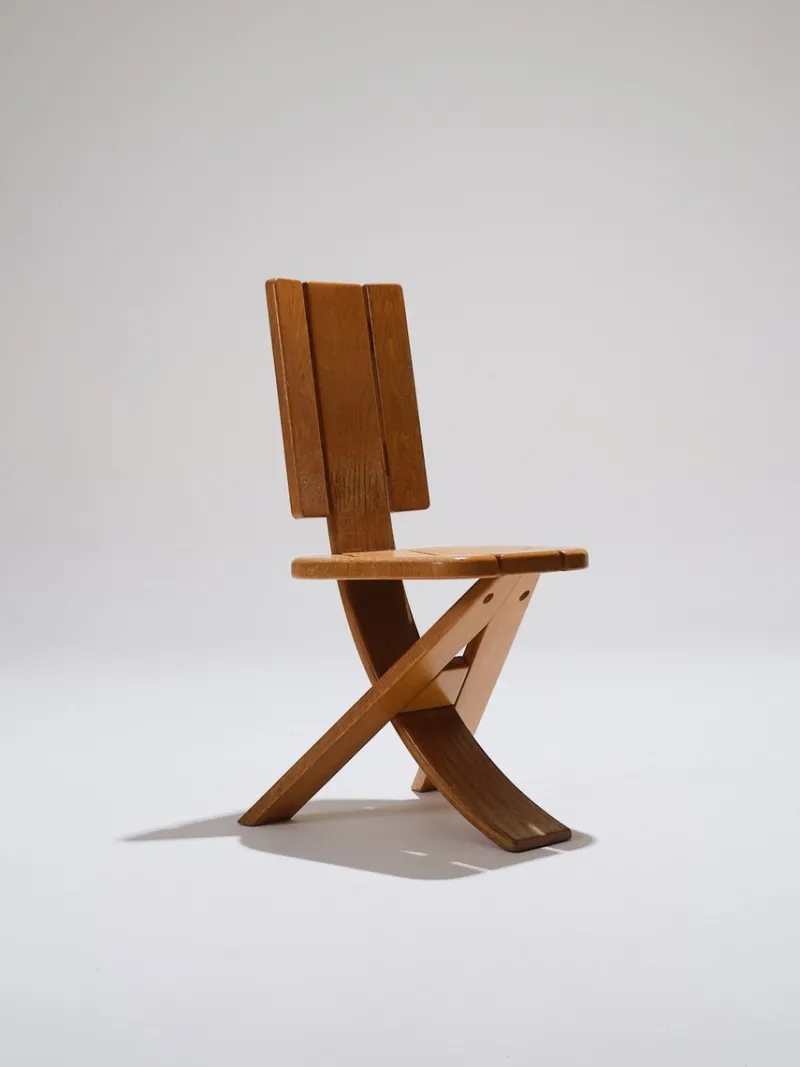 New Pamono Elm Chairs from Seltz, 1980s, Set of 4