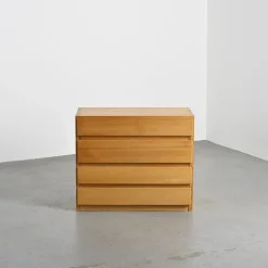 Pamono Elm Chest of Drawers from Maison Regain, France, 1970s> Dressers, Commodes & Chests