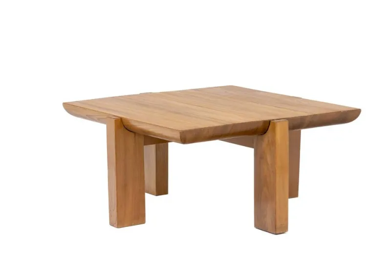 Pamono Elm Coffee Table by Luigi Gorgoni for Roche Bobois, 1980s> Coffee & Side Tables