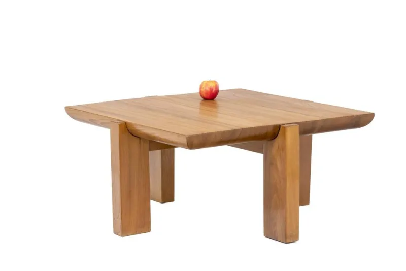 Pamono Elm Coffee Table by Luigi Gorgoni for Roche Bobois, 1980s> Coffee & Side Tables