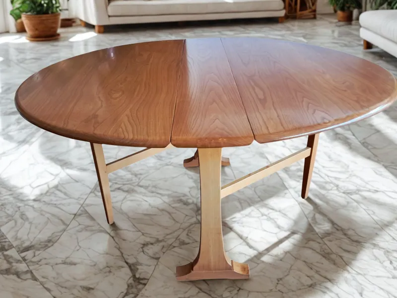 Online Pamono Elm Gate Leg Drop Leaf Dining Table by Lucian Ercolani for Ercol, 1960s