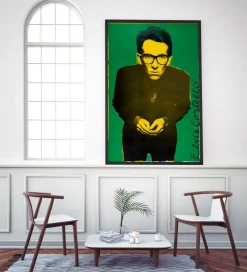 Sale Pamono Elvis Costello Stiff Records UK Tour Poster attributed to Barney Bubbles, 1977