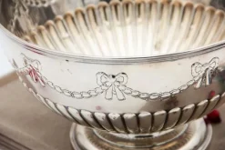 Best Pamono Embossed and Gummed Silver Fruit Bowl