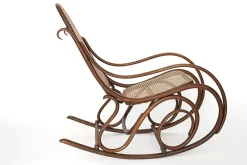 Pamono Embossed Rocking Chair by Michael Thonet, 1920s> Rocking Chairs