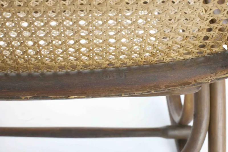 Pamono Embossed Rocking Chair by Michael Thonet, 1920s> Rocking Chairs
