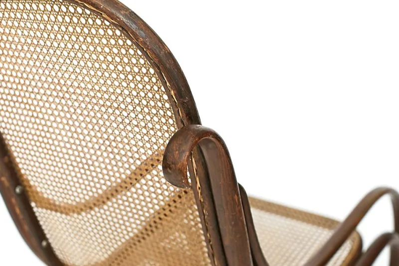 Pamono Embossed Rocking Chair by Michael Thonet, 1920s> Rocking Chairs