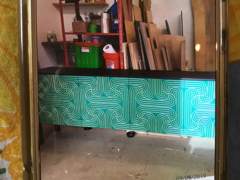 Pamono Emerald Four Door Loop Sideboard by Coucou Manou> Storage