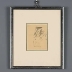 Sale Pamono Emilio Scanavino, Figure, Artwork on Paper
