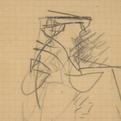 Sale Pamono Emilio Scanavino, Figure, Artwork on Paper