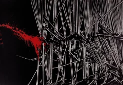 Pamono Emilio Scanavino, Tramature, Original Serigraph, 1970s> Abstraction