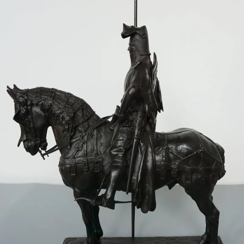 Discount Pamono Emmanuel Fremiet, Louis d'Orléans, Original Bronze Sculpture, 1890s-1910s