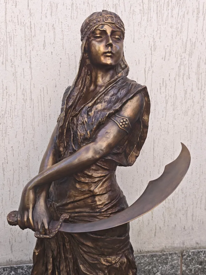 Pamono Emmanuel Villanis, Judith, Large Bronze Sculpture> Art Nouveau