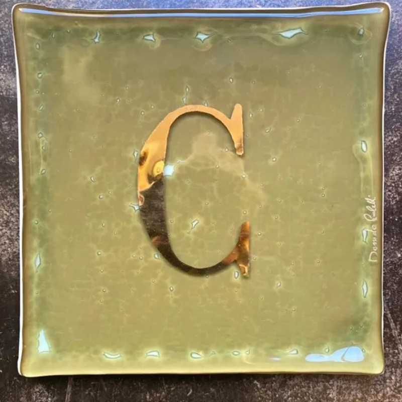 Pamono Empatty-Festive Dish in Murano Melted Glass by Vetrofuso Di Daniela Poletti> Tabletop