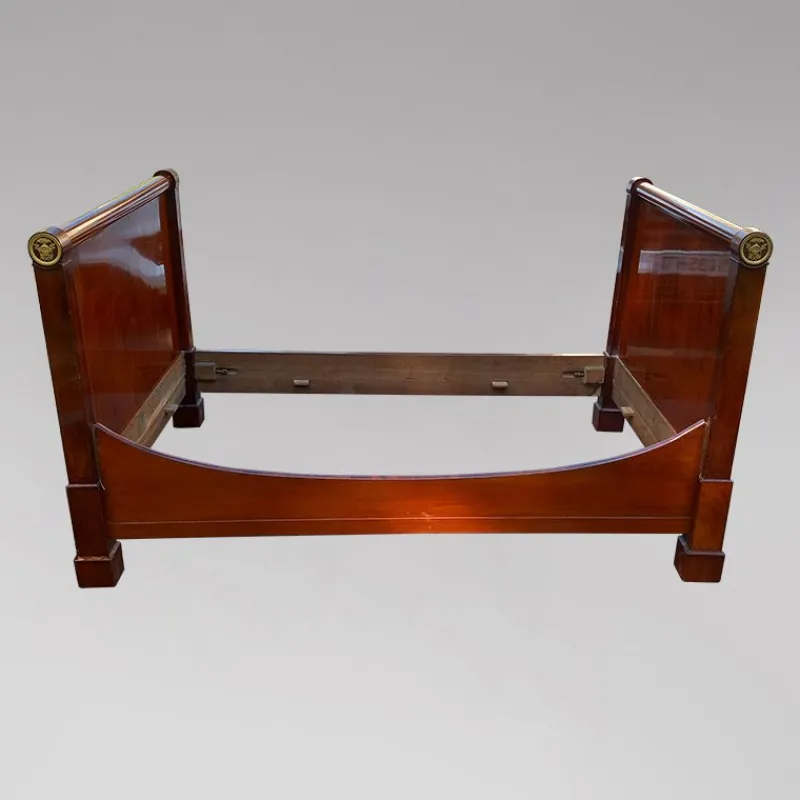 Online Pamono Empire Bed in Mahogany