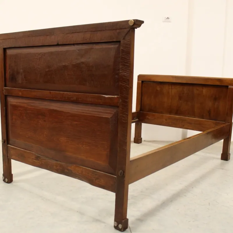 Pamono Empire Bed in Walnut, 1800s> Beds & Bedroom Sets