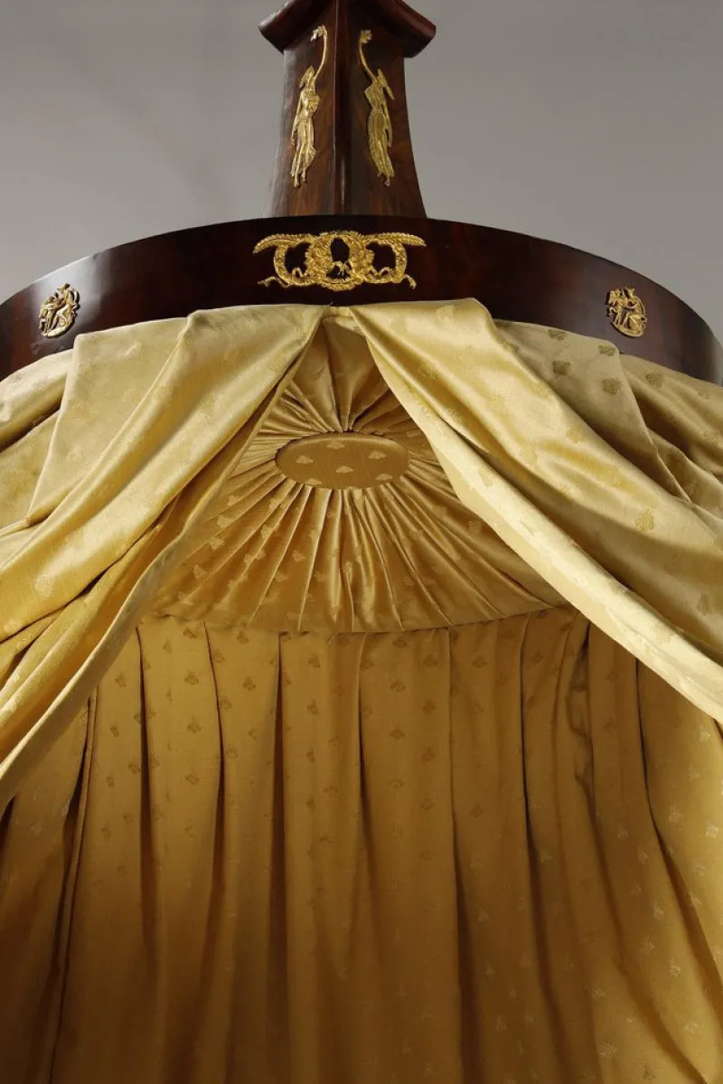 Pamono Empire Bed with Canopy, 1810> Beds & Bedroom Sets