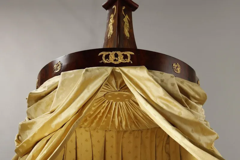 Pamono Empire Bed with Canopy, 1810> Beds & Bedroom Sets
